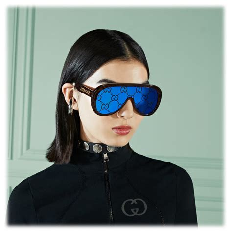 gucci mask sfilata|Gucci Eyewear Oversized Mask Sunglasses .